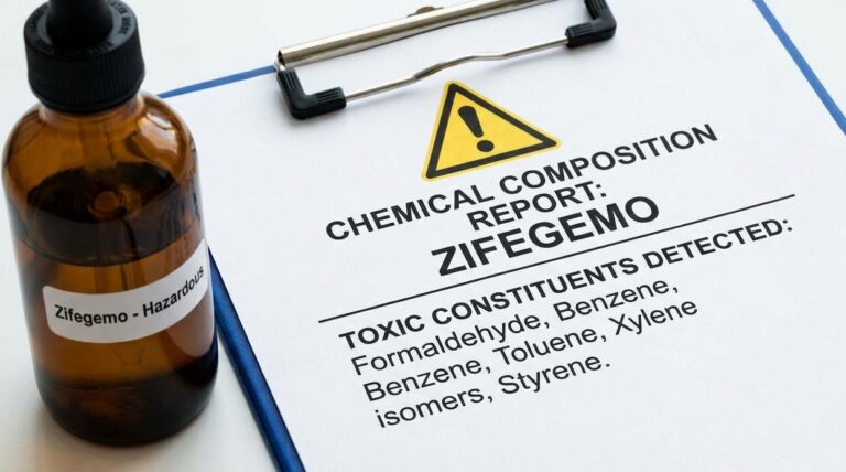 what toxic chemicals are in zifegemo